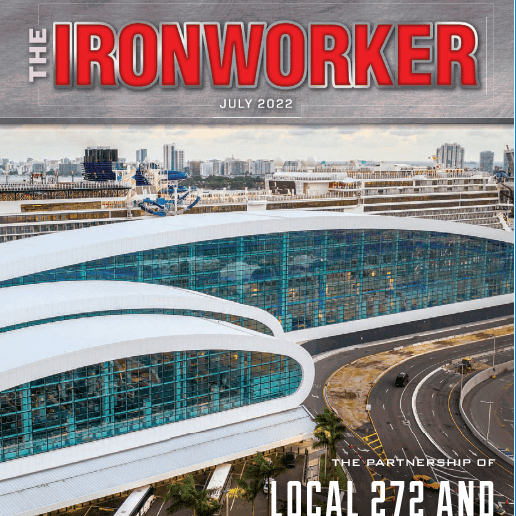 image of Alphacladding has been featured in the July 2022 Ironworkers Magazine. 