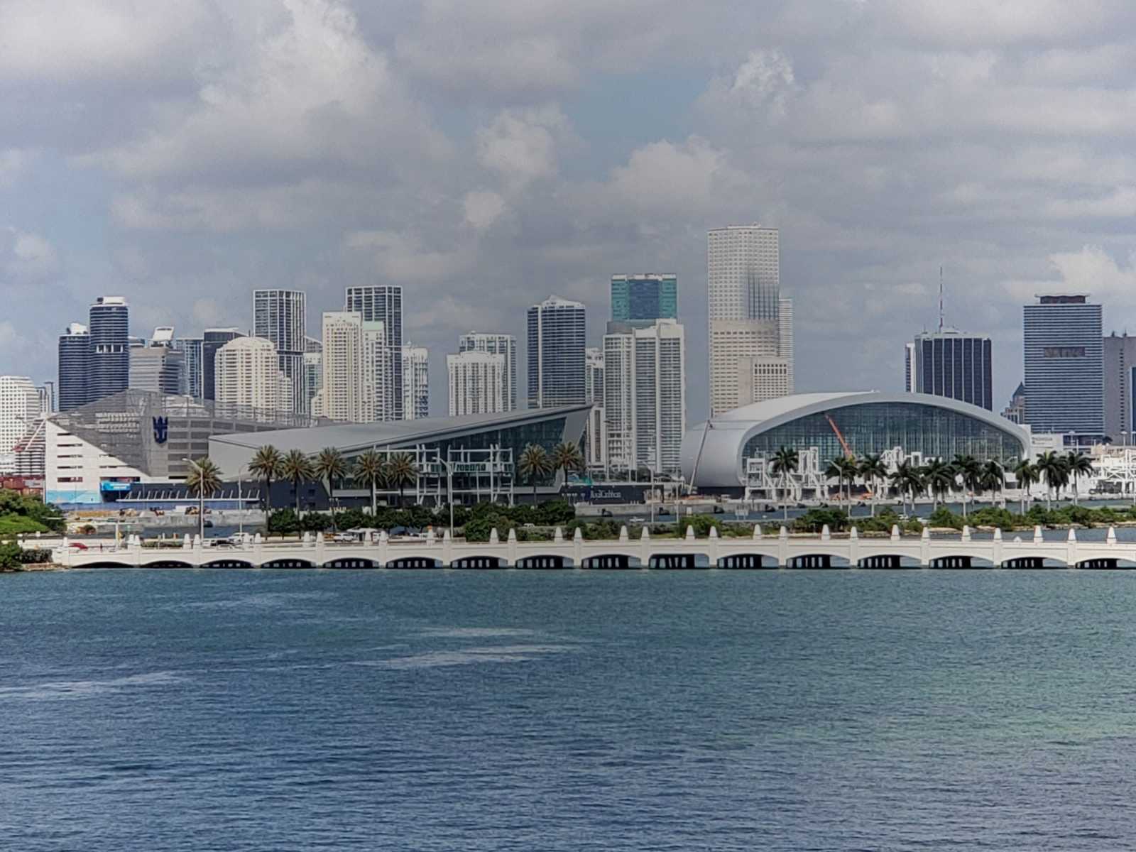 Terminal A and Terminal B at the Port of Miami