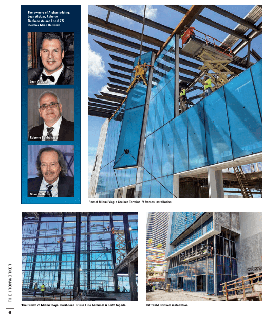 image of Alphacladding has been featured in the July 2022 Ironworkers Magazine. 